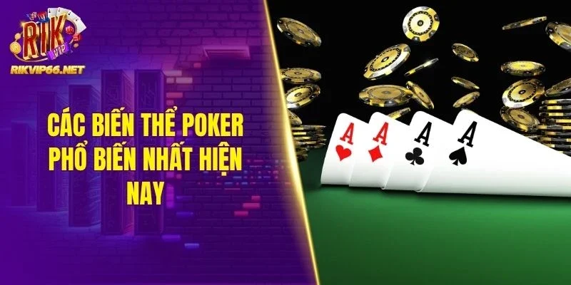 Các biến thể Poker phổ biến nhất hiện nay